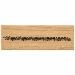 Hot Sale ❤️ Trendy Leaf Style Border Rubber Stamp ✔️