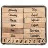 Coupon ⭐ Script Months Of The Year Rubber Stamps ⭐ -Tim Holtz shop 350Wx350H 1511765 052819
