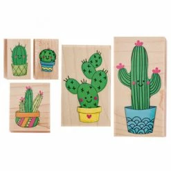Brand new π Cacti Rubber Stamps π