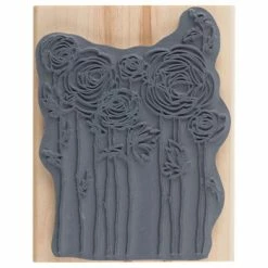 Brand new 🛒 Ranunculus Field Rubber Stamp 👏 -Tim Holtz shop 350Wx350H 1711084 a 052819