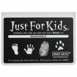 New π Black Just For Kids Washable Ink Pad π