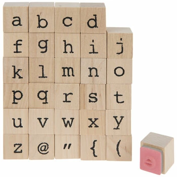 Coupon ⭐ Lowercase Vintage Type Alphabet Rubber Stamps 🥰 4 Coupon ⭐ Lowercase Vintage Type Alphabet Rubber Stamps 🥰 - Image 2