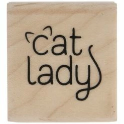 Best deal 🛒 Cat Lady Rubber Stamp 👍
