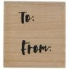Best Pirce 🥰 To & From Handwritten Rubber Stamp 🎁 -Tim Holtz shop 350Wx350H 1986272 0221 PX