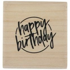 Best Sale 😍 Happy 🥳 Birthday Rubber Stamp 👍