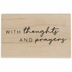 Tim Holtz shop 15 Coupon π Thoughts & Prayers Rubber Stamp β