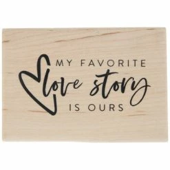 Best Sale 👍 Favorite Love Story Rubber Stamp 🧨