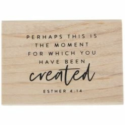 Tim Holtz shop 3 Discount π Esther 4:14 Rubber Stamp β€οΈ