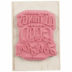 Alternative view of Wholesale ❤️ Romans 8:28 Rubber Stamp ????