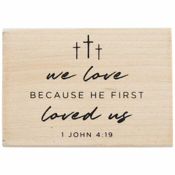 Cheapest π― 1 John 4:19 Rubber Stamp β 3 Cheapest π― 1 John 4:19 Rubber Stamp β