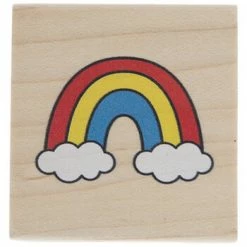 Outlet 👏 Rainbow Rubber Stamp ⌛