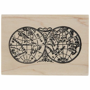 Deals π Vintage World Map Rubber Stamp β 3 Deals π Vintage World Map Rubber Stamp β