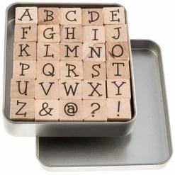 Tim Holtz shop 5 Best Sale π Upper Case Kids Play Alphabet Rubber Stamps π§¨