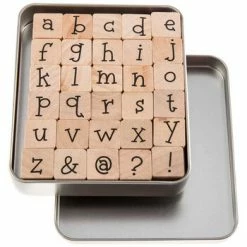 Tim Holtz shop 7 Cheapest β Lower Case Kids Play Alphabet Rubber Stamps βοΈ