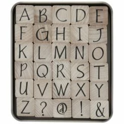 Tim Holtz shop 38 Best Sale π Upper Case Party Ink Alphabet Rubber Stamps π₯
