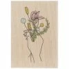 Discount 🧨 Hand With Flowers Rubber Stamp ⭐ -Tim Holtz shop 350Wx350H 2133155 0422