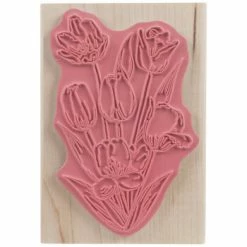 Wholesale ⌛ Tulips Rubber Stamp ✨ -Tim Holtz shop 350Wx350H 2133205 a 0422