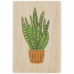 Best reviews of 🔥 Potted Snake Plant Rubber Stamp 🥰