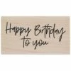 Flash Sale 🔔 Happy 🎂 Birthday To You Rubber Stamp 👍 -Tim Holtz shop 350Wx350H 2133296 0322
