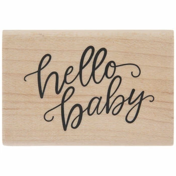 Outlet ???? Hello Baby Rubber Stamp ???? 3 Outlet ???? Hello Baby Rubber Stamp ????