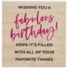 Best Sale 🔥 Fabulous 🎂 Birthday Rubber Stamp ✨ -Tim Holtz shop 350Wx350H 2133361 0422