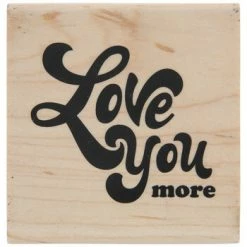 Best Sale ✨ Love You More Rubber Stamp 🎉