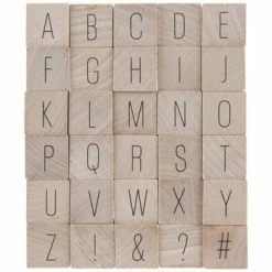 Best Sale ✨ Uppercase Simple Font Alphabet Rubber Stamps ⭐