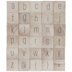 Brand new ❤️ Lowercase Simple Font Alphabet Rubber Stamps 🎁