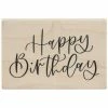 Discount ⌛ Happy 🥳 Birthday Rubber Stamp ❤️ -Tim Holtz shop 350Wx350H 2134963 0422