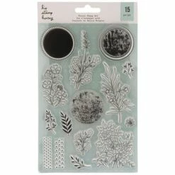 Outlet 💯 Vintage Floral Clear Stamps 🛒