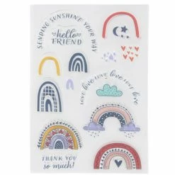 Best Sale 🤩 Sunshine & Rainbows Clear Stamps 😍