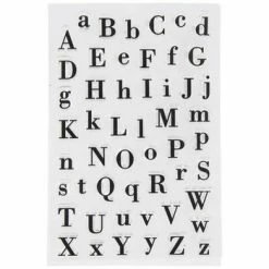 Top 10 🥰 Serif Letters Alphabet Clear Stamps 🥰