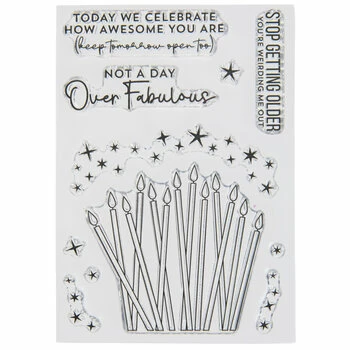 Outlet ⭐ Awesome ???? Birthday Clear Stamps ???? 2 Outlet ⭐ Awesome ???? Birthday Clear Stamps ????