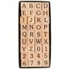 Cheapest 👍 Upper Case Traditional Alphabet Rubber Stamps ❤️