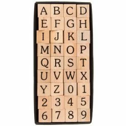 Tim Holtz shop 30 Cheapest π Upper Case Traditional Alphabet Rubber Stamps β€οΈ